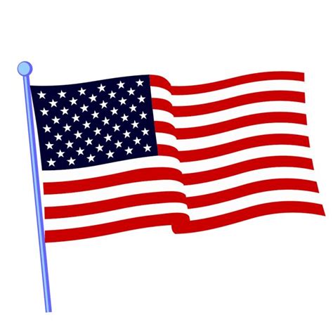 Black And White American Flag Clipart Free Download On