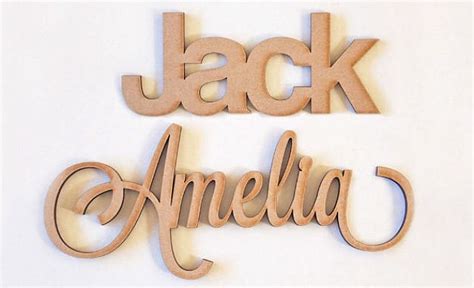 Adorable Custom Wood Name Cutouts For Only 1195 At