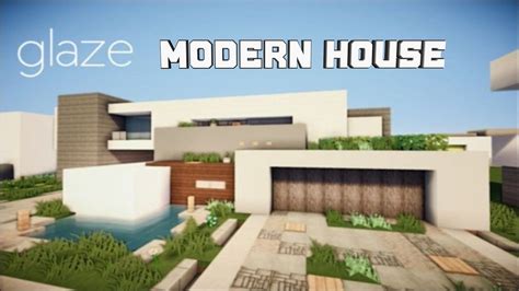 This smart modern house map features with more than 60 redstone creations and 500 command blocks. Minecraft Pocket Edition Modern House DOWNLOAD - YouTube