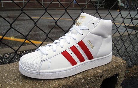 Adidas Shell Toe High Tops Red