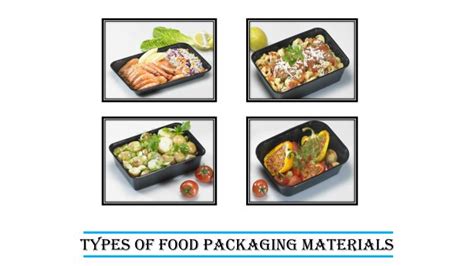 The type of metal used will depend on the product to be packed, in the case of drinks, aluminum is usually used, especially if they are soft drinks. PPT - Types of Food Packaging Materials PowerPoint ...