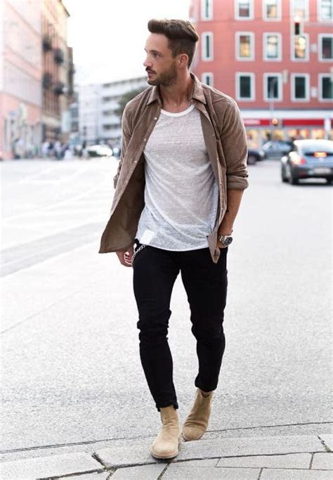 Chelsea Boots Outfit Mens Pictures Cahaya Track