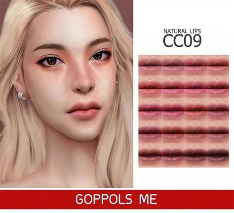 Gpme Gold Natural Lips Cc9 At Goppols Me The Sims 4 Catalog