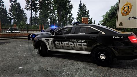 Blaine County Police Department Vehicle Livery Pack Police