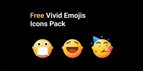 Free Vivid Emojis Icons Pack Figma Community