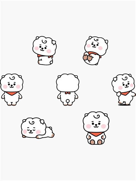 "BT21 Baby RJ Set" Sticker by cypher4mp3 | Redbubble | Bt21 baby, Baby