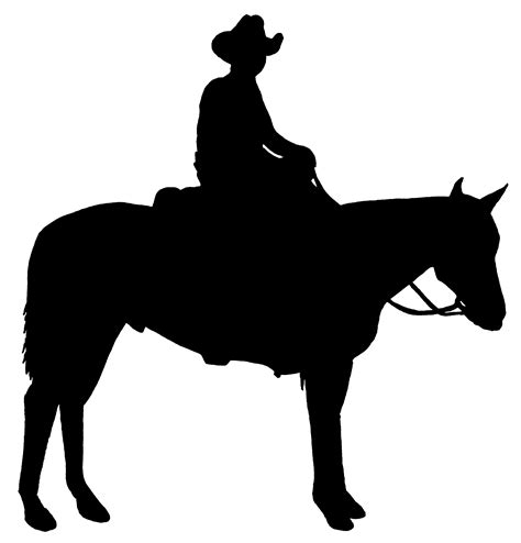 Cowboy Horse Silhouette Clipart Clipart Best Clipart Best