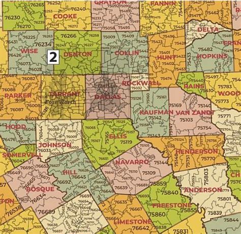 Texas Zip Code Map With Counties Houston Map Company