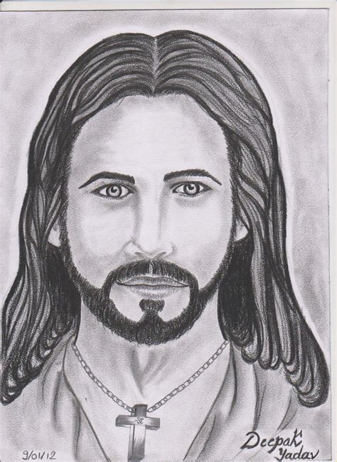 Jesus Simple Drawing At Explore Collection Of