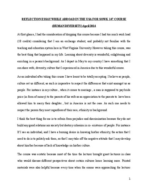 Want us to write one just for you? Global Perspectives Reflective Essay Sample - How To Write A Reflection On Group Work Essay 2021 ...