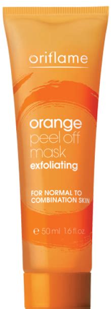 Oriflame Orange Peel Off Mask Exfoliating Maszk