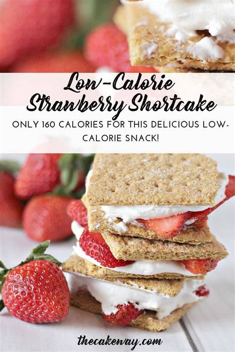 Low calorie strawberry dessert recipes. Low-Calorie Strawberry Shortcake Snack | Dessert recipes ...