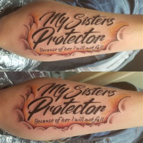 Discover 67 My Sisters Protector Tattoo Vn