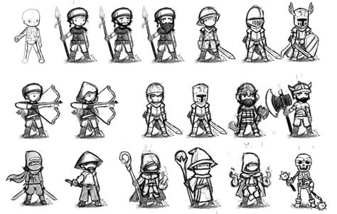Artstation Rpg Character Classes Sketches Dylan Meville Characters