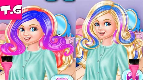 Super Barbie Ombre Hair — Games For Kids Full Hd 1080p Games For