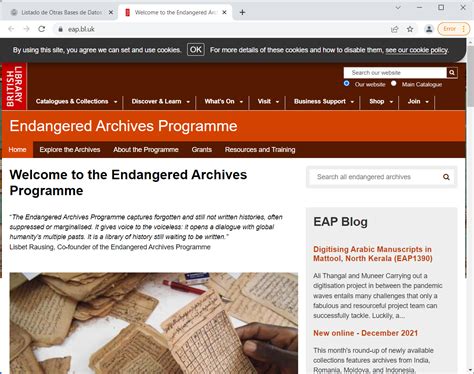 Endangered Archives Programme Brasilhis Database
