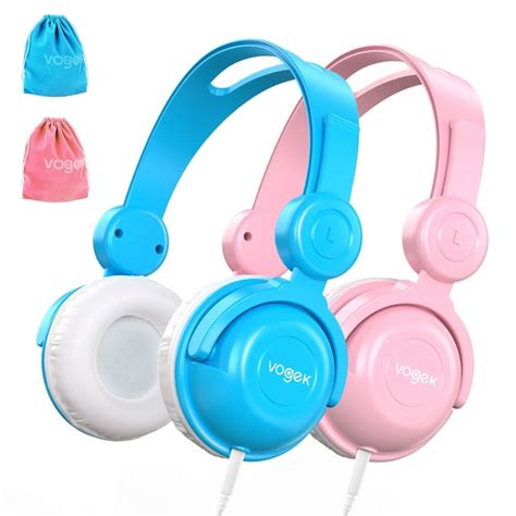 2pack Vive Comb Wired Headphone For Kids Headset With Hearing