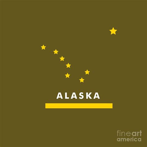 Alaska State Flag Digital Art By Amin Sholeh Fine Art America