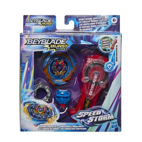 Beyblade Burst Surge Speedstorm Spark Power Set Battle Game Set With