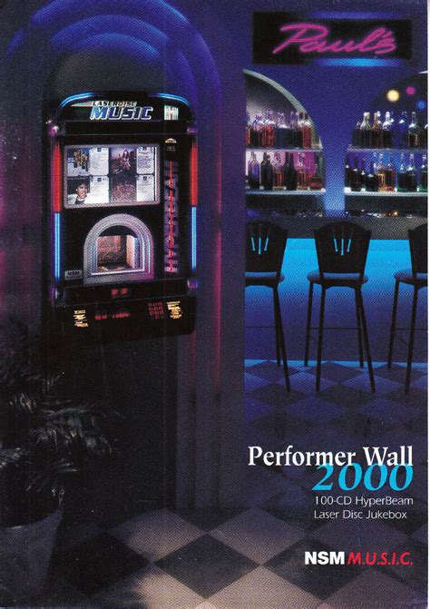 Nsm Nsm Performer Wall 2000 1995 Cd Juke Box Jukebox Flyer