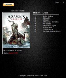 Assassin S Creed Brotherhood Trainer V Update