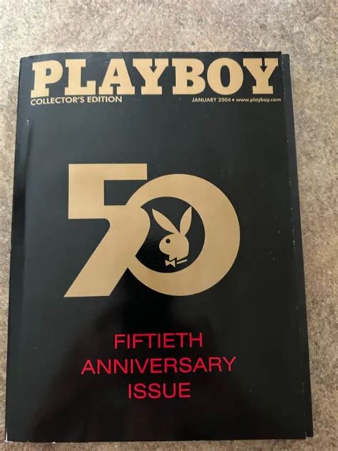 VINTAGE JAN 2004 Playboy Magazine 50th Anniversary Issue Collector S