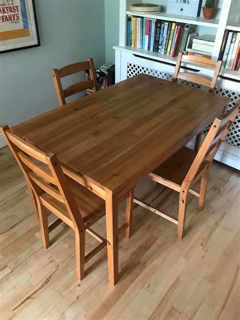 Ikea Jokkmokk Wooden Dining Table And 4 Chairs In Wandsworth London
