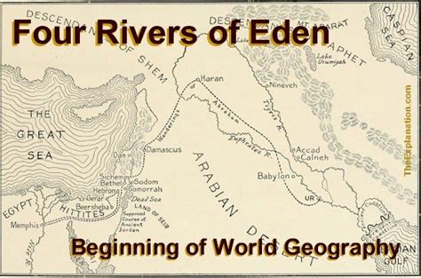 River Flowing From The Garden Of Eden In The Bible Garden Likes