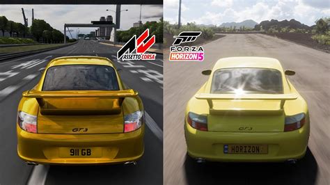 Forza Horizon 5 Vs Assetto Corsa Porsche 911 GT3 2004 YouTube