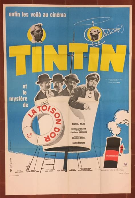 Tintin Affiche De Cinéma Originale Française Tintin Et Catawiki