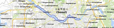 4 Rivers Cycle Korea Map Map