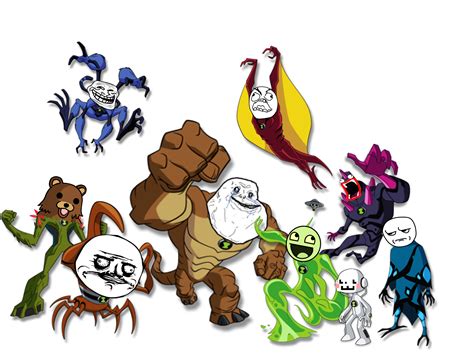This list consists of aliens which are from the whole ben 10 universe. Ben 10: Meme Force - Ben 10 Fan Fiction - Create your own ...