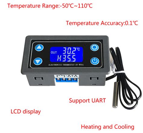 Thermostat Digital Temperature Controller Lcd Display Ntc K B