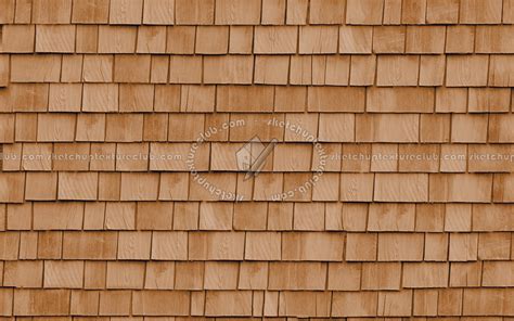 Wood Shingle Roof Texture Seamless 03797