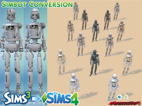 Sims3 To Sims4 Simbot Conversion By Gauntlet101010 On Deviantart Sims
