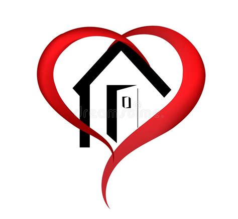 Heart House Logo Stock Vector Illustration Of Life 100122403