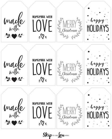 Made With Love Printable Tags Printable Word Searches