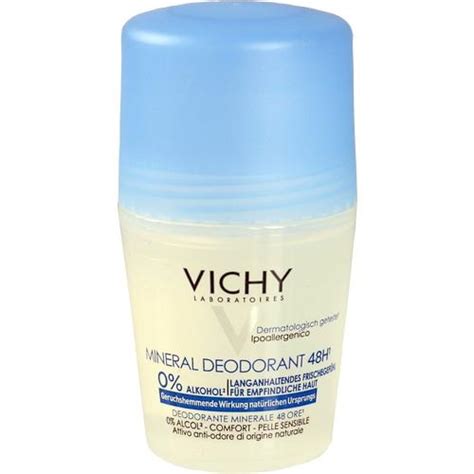 Eine achsel mit und eine achsel ohne antitranspirant. VICHY DEO Roll-on Mineral 48h ohne Aluminium 50 ml ...