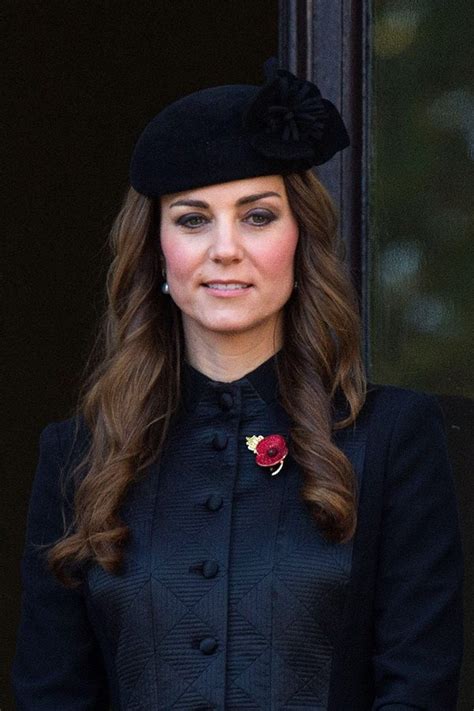 Kate Middleton Wears Temperley To Londons Remembrance Day Ceremonies Fashion Magazine