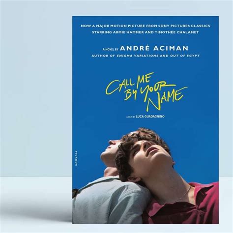 A5 Soft Cover English Language Andre Aciman Book Series Call Me By Your