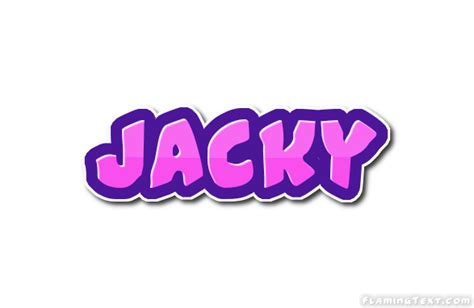 Jacky Logotipo Ferramenta De Design De Nome Gr Tis A Partir De Texto