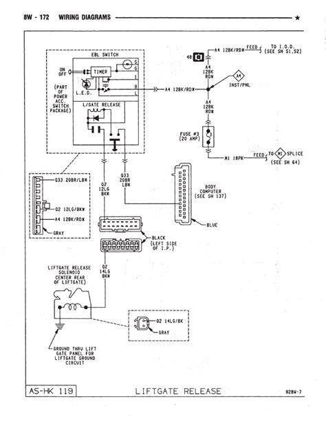Dodge Caravan Wiring Diagrams Car Electrical Wiring Diagram