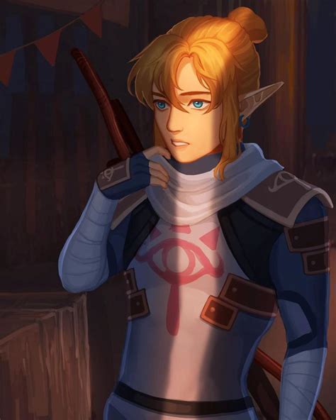Legend Of Zelda Breath Of The Wild Art Sheikah Link Stealth Set