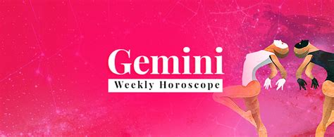 Gemini Weekly Horoscope April 28 May 4