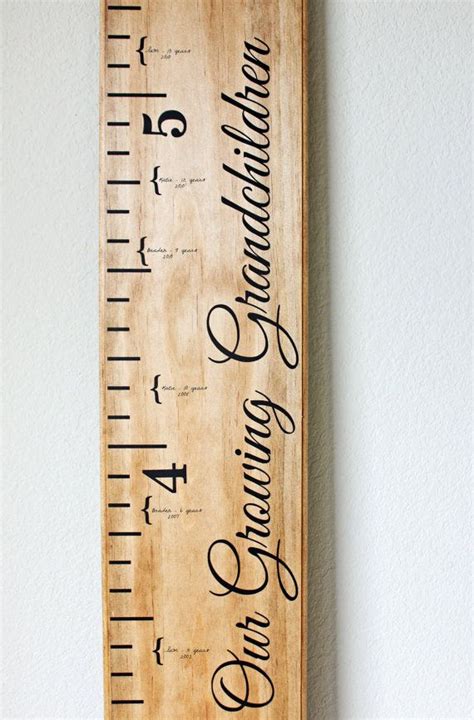 Height Markers For Growth Chart Ruler Vinyl Decal Mini Etsy Growth