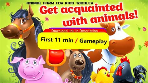 Animal Farm For Kids Toddler Android First 11 Min Gameplay Youtube
