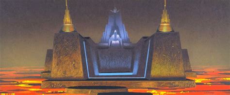 Ralph Mcquarrie Art And Designs For The Emperors Throne Room And