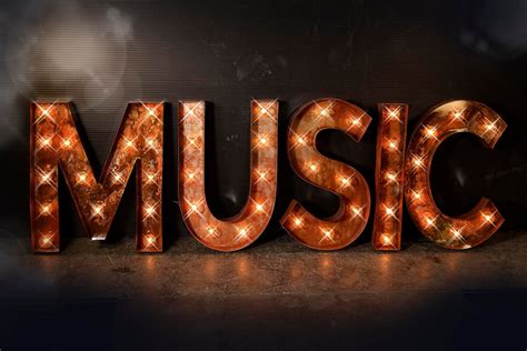 Music Marquee Sign Music Lighted Metal Marquee Sign Carnival