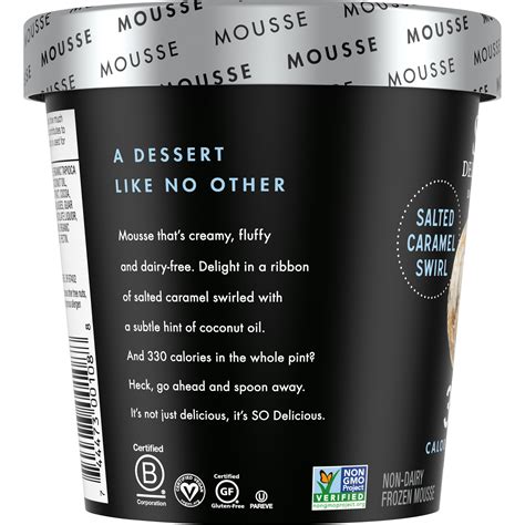 So Delicious Dairy Free Salted Caramel Swirl Frozen Mousse 16 Fl Oz Shipt