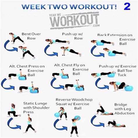Yeah We Workout Week 2 Weekly Workout Workout Challenge Full Body